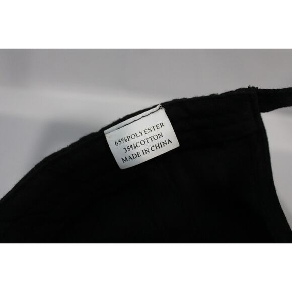 Krystal Restaurant Hat/Cap Uniform Black w/White Adjustable Back - Picture 5 of 6